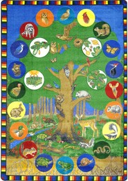 Joy Carpets Kid Essentials Tree of Life Multi